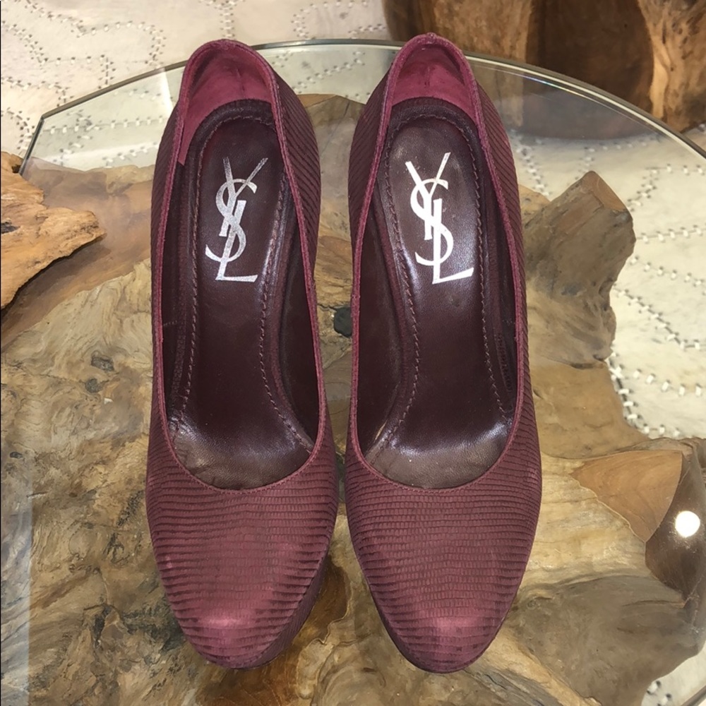 YSL MERLOT PLATFORM TRIBUTE PUMP